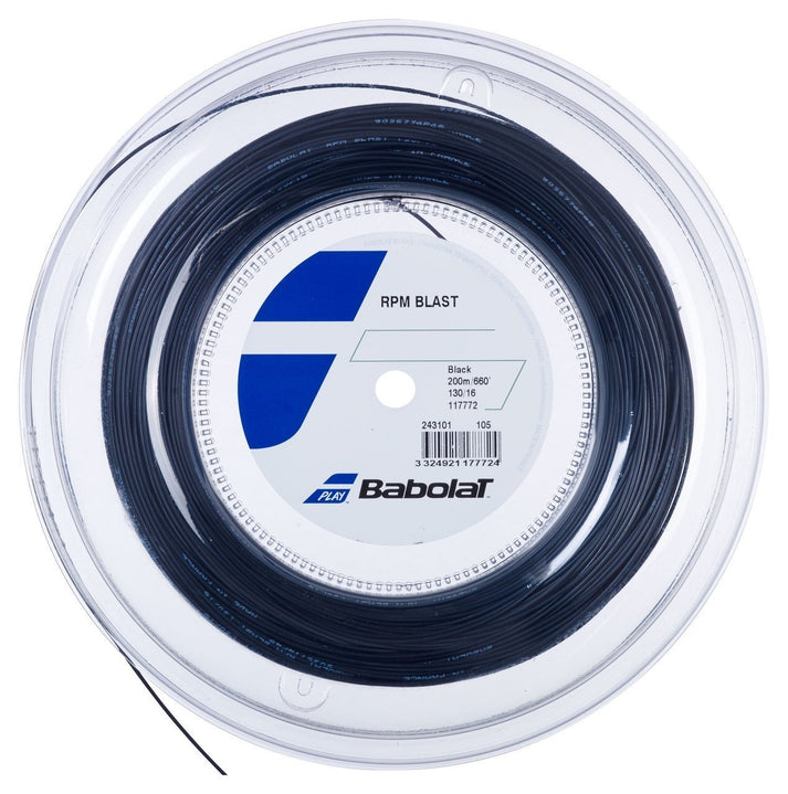Rollo de Cuerda Babolat Rpm Blast Negro 1.30 200m