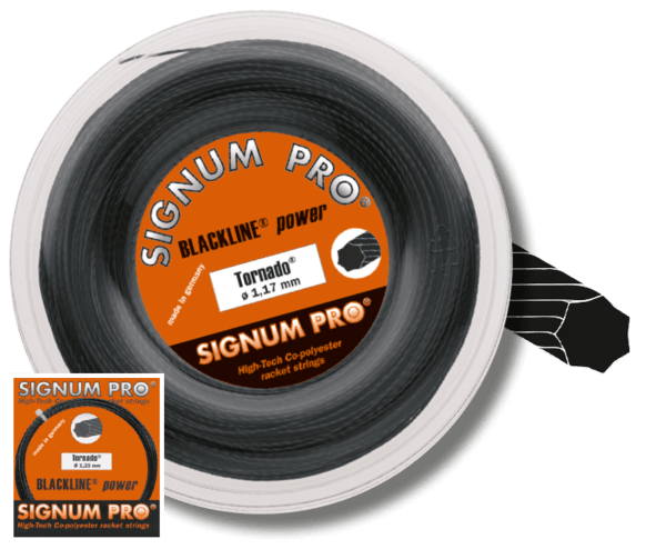 Rollo de Cuerda Signum Pro Tornado Negro 200m 1.17