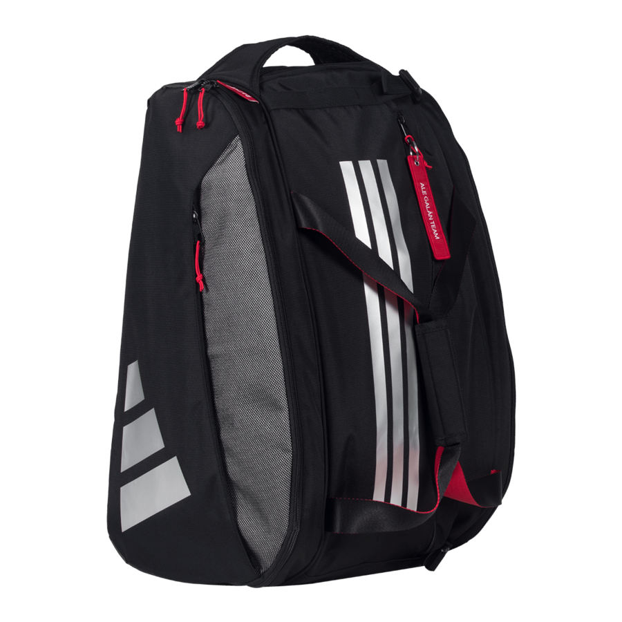 PALETERO ADIDAS MULTIGAME NEGRO/ROJO 3.4- ALE GALÁN